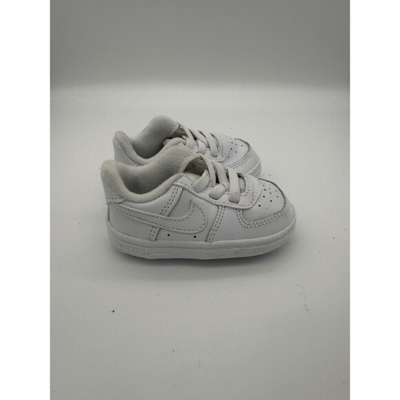 Nike Air Force 1 Crib Baby Shoes Size 3C Soft Bottom CK2201 100 - Picture 1 of 9